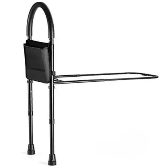 Medical King Bed Assist Handle Grab Rail Mobility Aid Adjustable 33"-42" Height - Picture 2 of 3